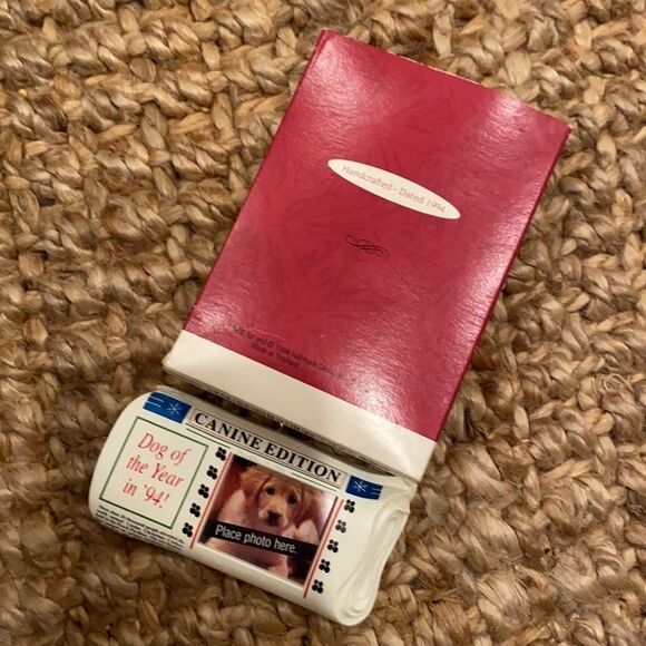 Vintage Hallmark SPECIAL DOG PHOTO HOLDER Keepsake Canine Edition ornament 1994 - Picture 6 of 7